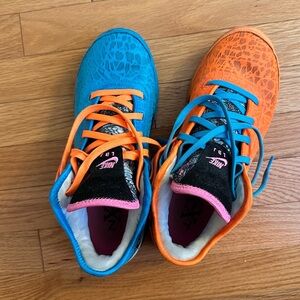 Nike Kids' Vibrant Blue and Orange Sneakers